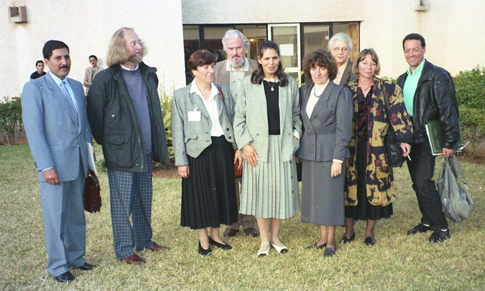 Colloque de Rabat 1991, E. Erbati, J. Thiriot, E. Meille, M. Picon, R. El Hraiki, M. Vichy, G. d’Archimbaud, L. Vallauri, H. Amouric